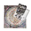 Manufacturers Custom Educational Toys Black Cardboard Round Shape Jigsaw Puzzles 1000 Pieces in China