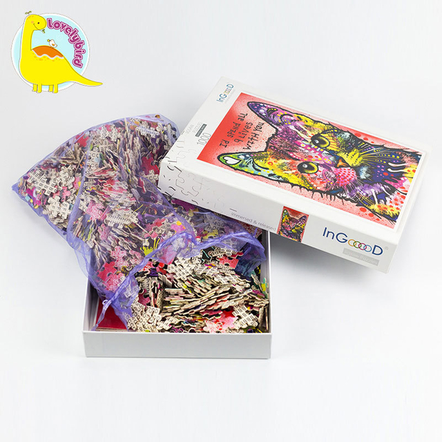 Hot Sale 1000pc Wooden Puzzle for Adult