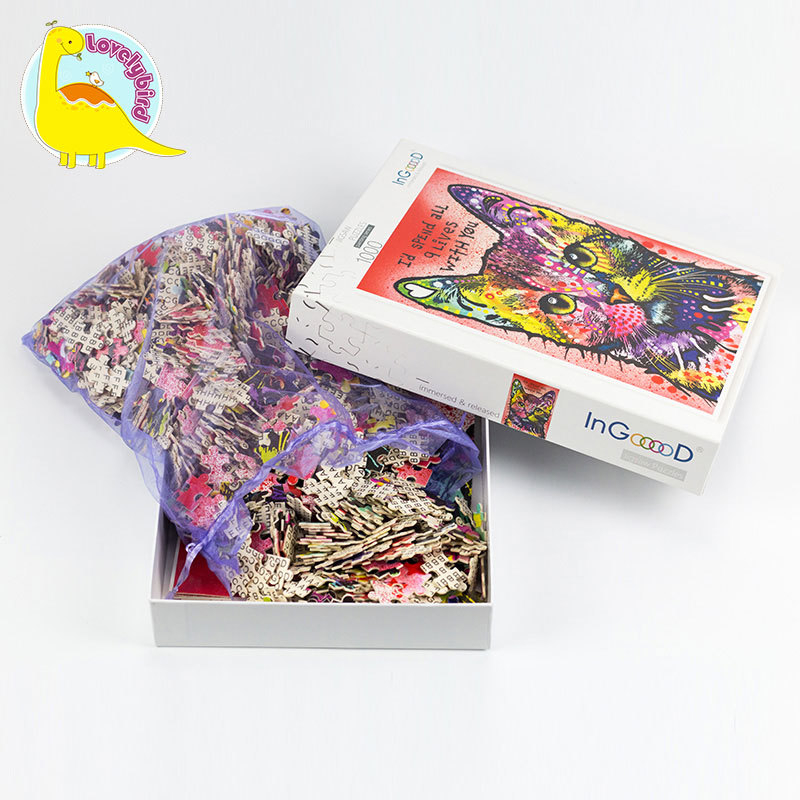 Factory Hot Sale 1000pc Wooden Puzzle for Adult