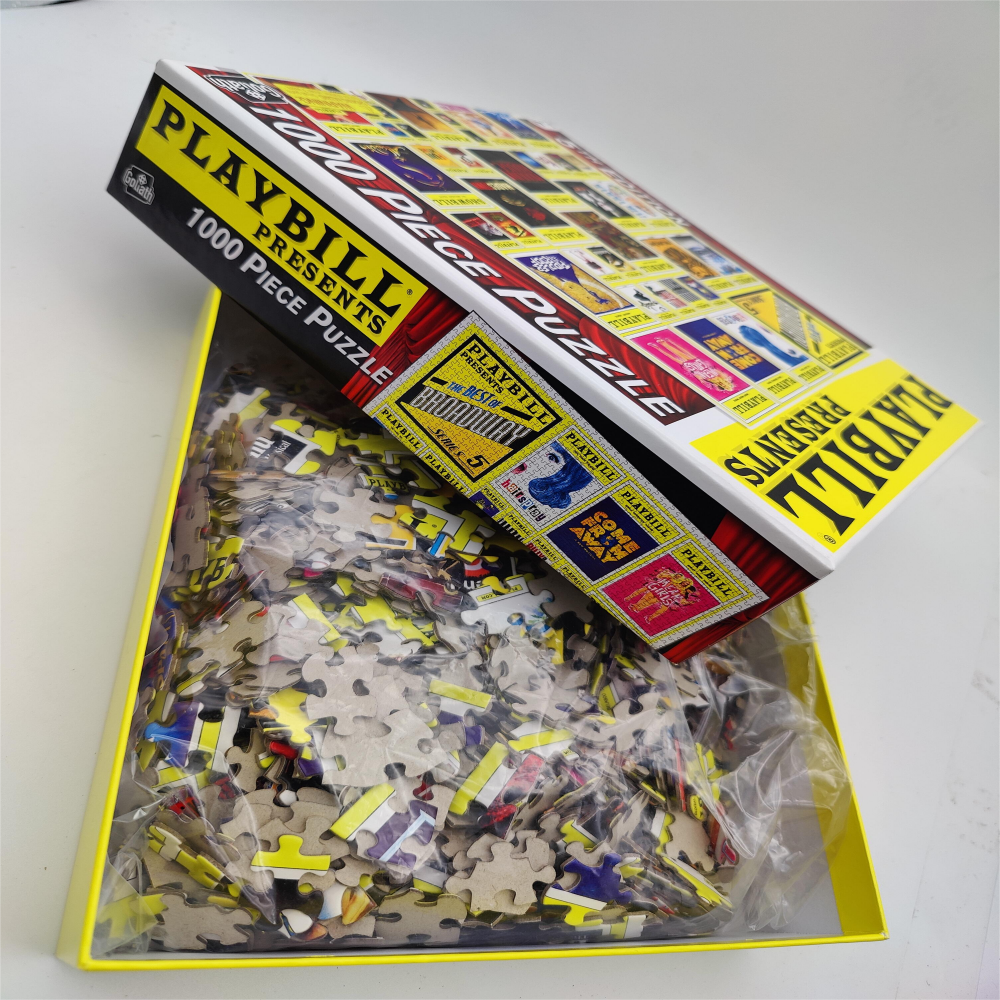 Wholesale factory puzzle products for Adult Game Custom design cardboard 1000 pcs jigsaw puzzles
