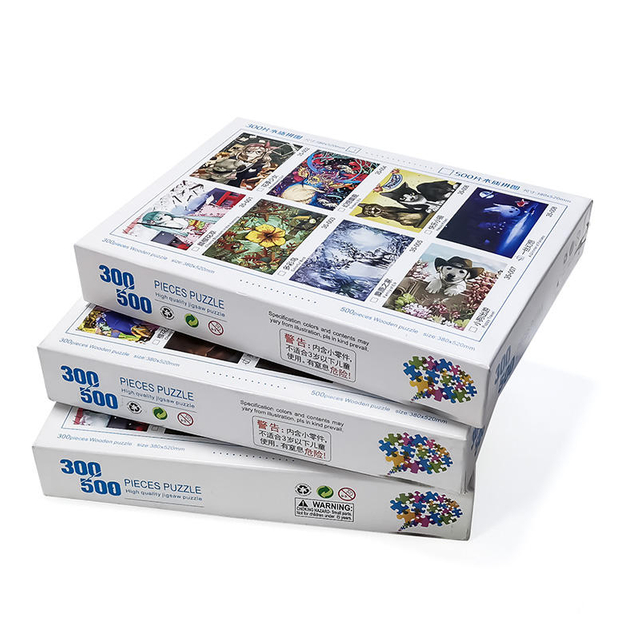 Wholesale price Intelligent Wooden Puzzle Custom Jigsaw Puzzle Toys For Kids