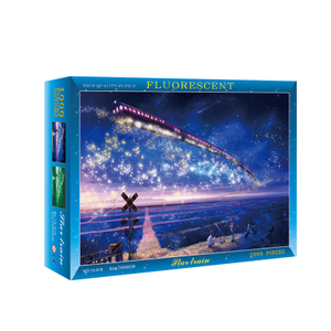 Free Sample Luminous Custom Made Adult Printable Customized Jigsaw Puzzle 1000 Pieces
