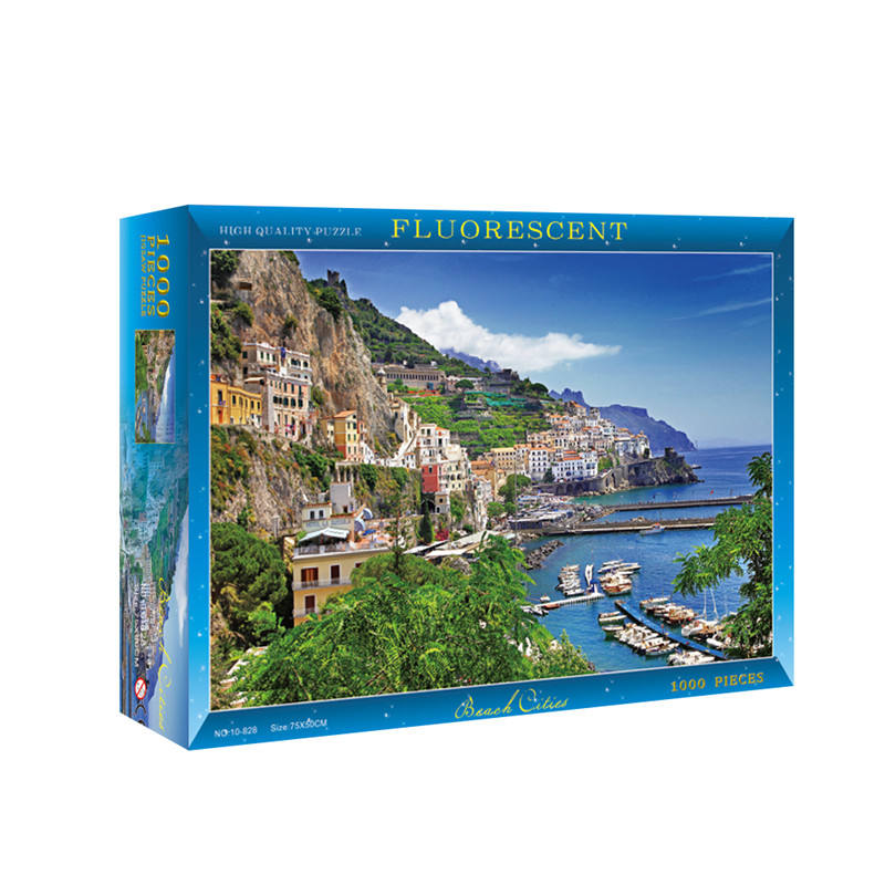 Free Sample Luminous Custom Made Adult Printable Customized Jigsaw Puzzle 1000 Pieces