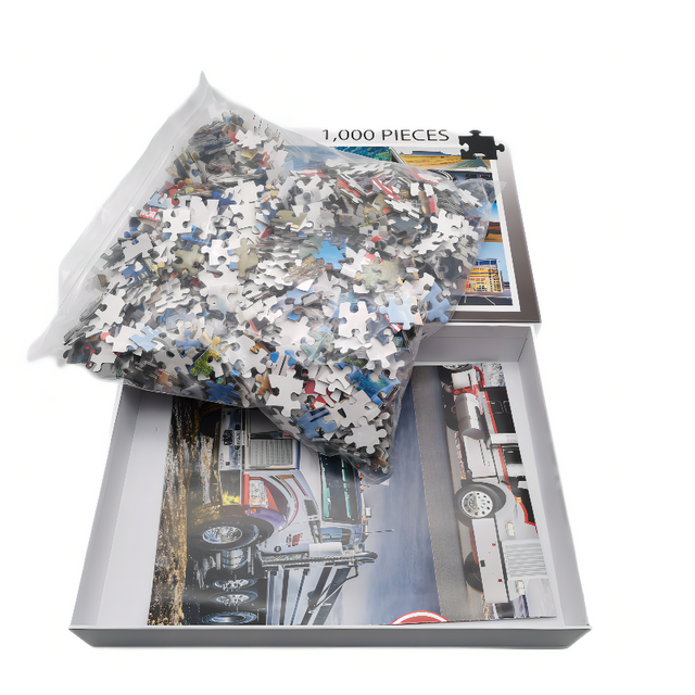 Personalized high quality custom print puzzle factory price 500 1000 pieces cardboard Jigsaw puzzles for Adult