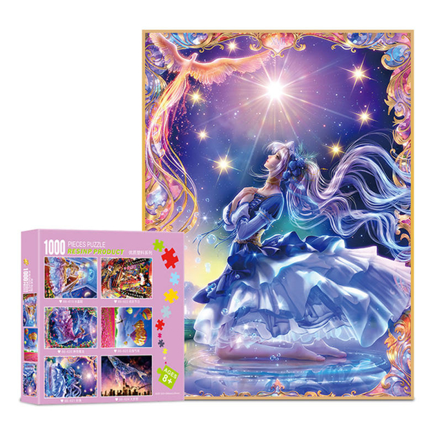 Recyclable Materials Plastic Jigsaw Puzzles Toy For Teenagers