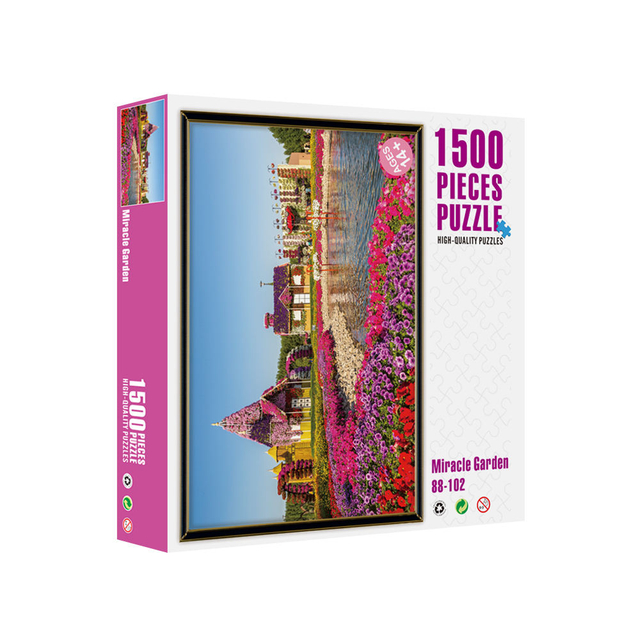 Hot Sale Reasonable Price Custom Printing 1500 Pcs Grey Board Jigsaw Puzzle Adult