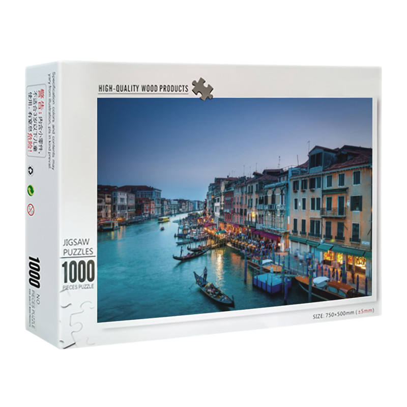 Wholesale price Custom Paper Cardboard puzzles Adult Educational toy jigsaw puzzles 1000 Pieces