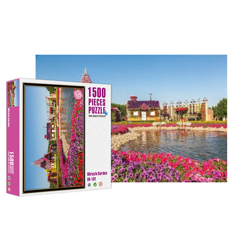Educational Toys Wooden Material Jigsaw Puzzle 1500 PCS For Teenagers