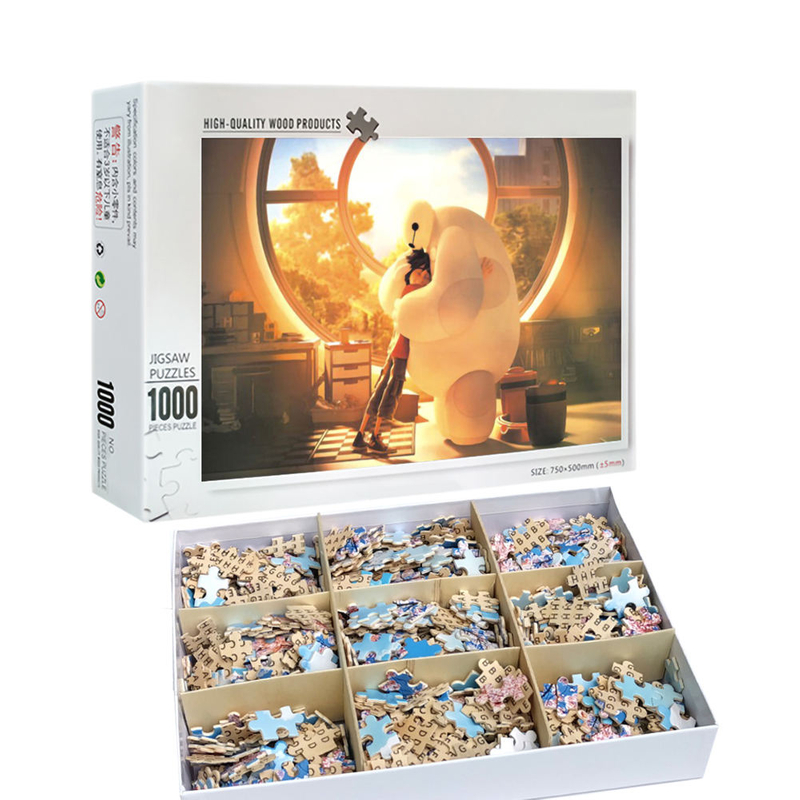 Factory Customize Jigsaw Puzzles Wooden 1000 Pieces For Teenagers