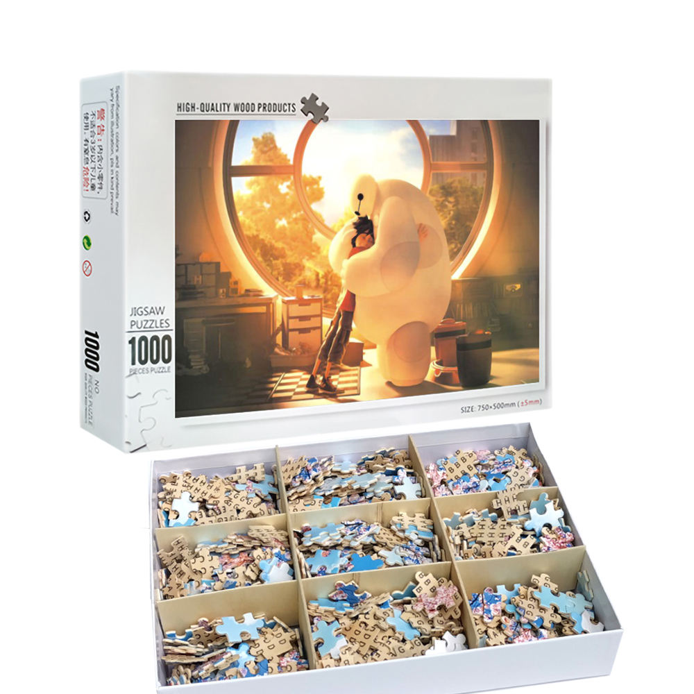 Factory Customize Jigsaw Puzzles Wooden 1000 Pieces For Teenagers